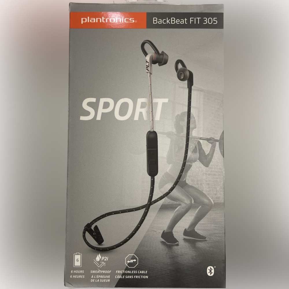 Plantronics BackBeat Fit 305 Black/Grey